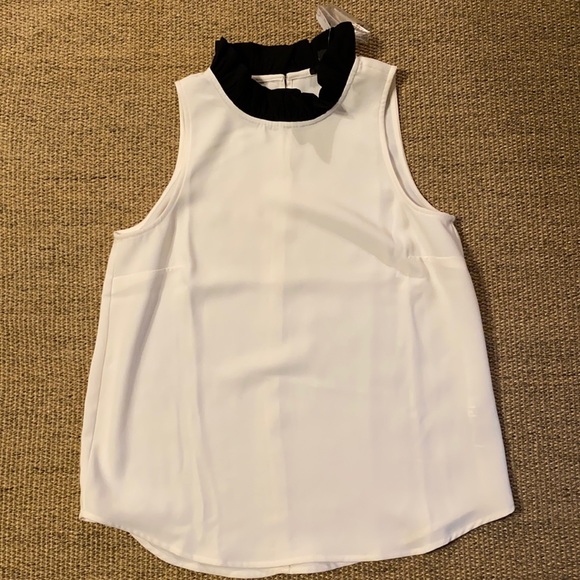 NWT J. Crew ruffle neck top Sz Small - Picture 2 of 10